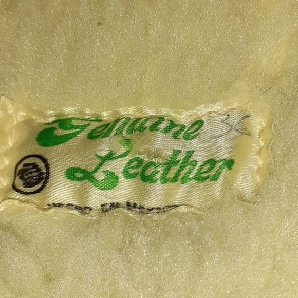 Vintage Western Suede Shearling‎ Vest Deer Cactus - Picture 5 of 8